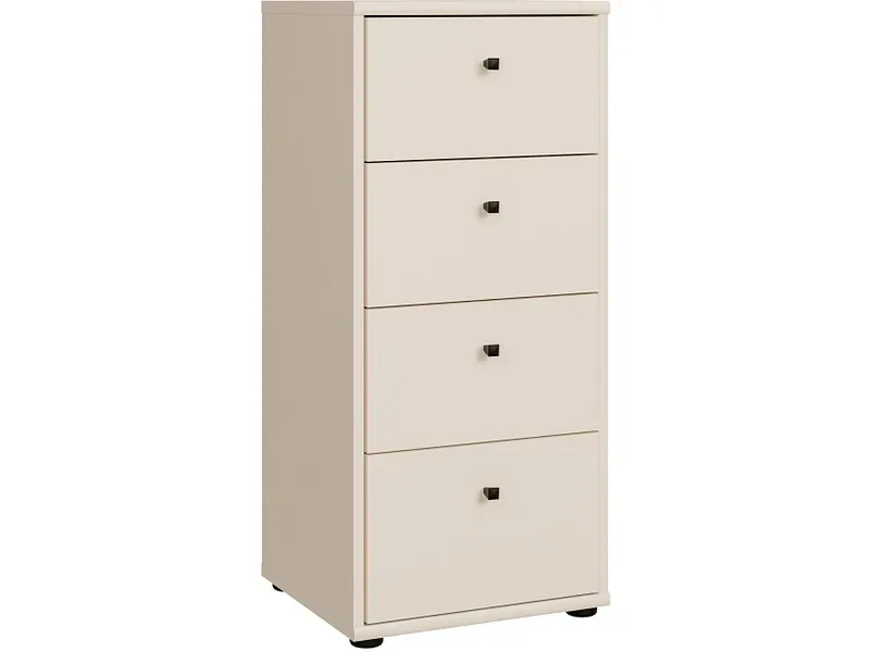 Kommode TEMPRA 2 4 Schubladen 34.8x38.6x85.5cm sand dekor