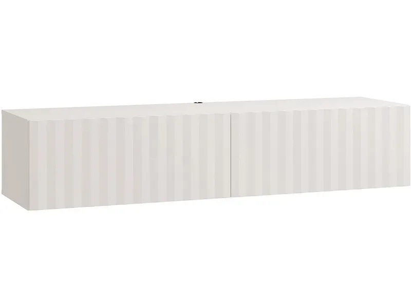 Hängender TV-Schrank ANTIBES 154cm weiss glänzend