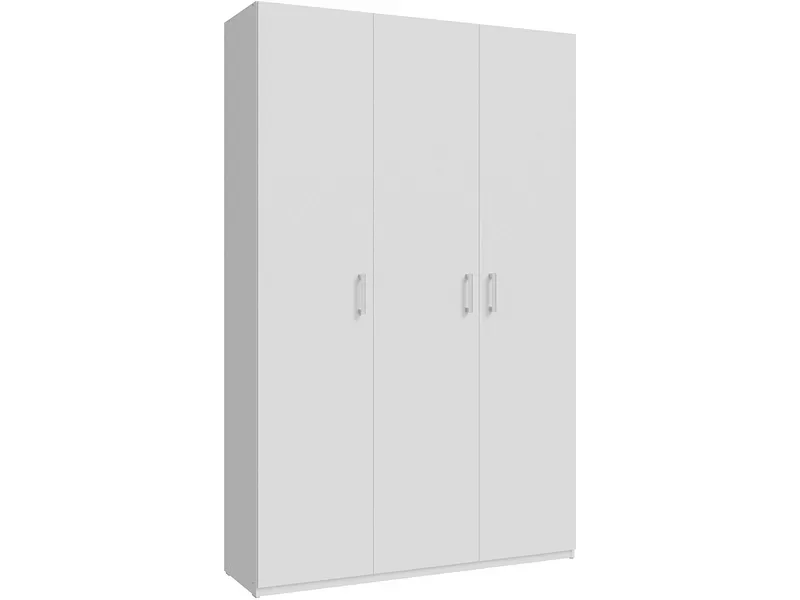 Drehtürenschrank HYÈRES weiss 3 Türen
