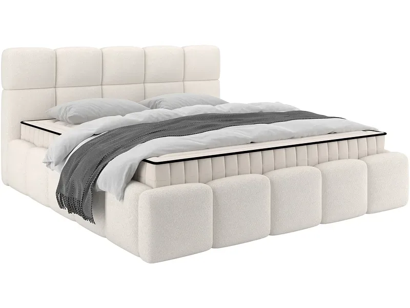 Kastenbett CLOUDY 180x200cm beige