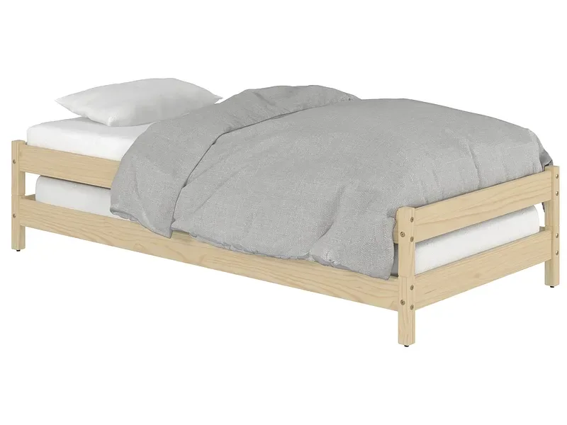 Kinderbett OCTAVE 90x200cm natürliches holz
