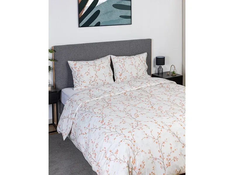 Bettwäsche SAKURA 200x210cm + 2*50x70cm baumwolle