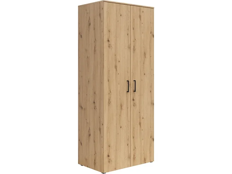 Schrank Multistauraum Eiche Artisan 80/195/52 cm Eiche Artisan 