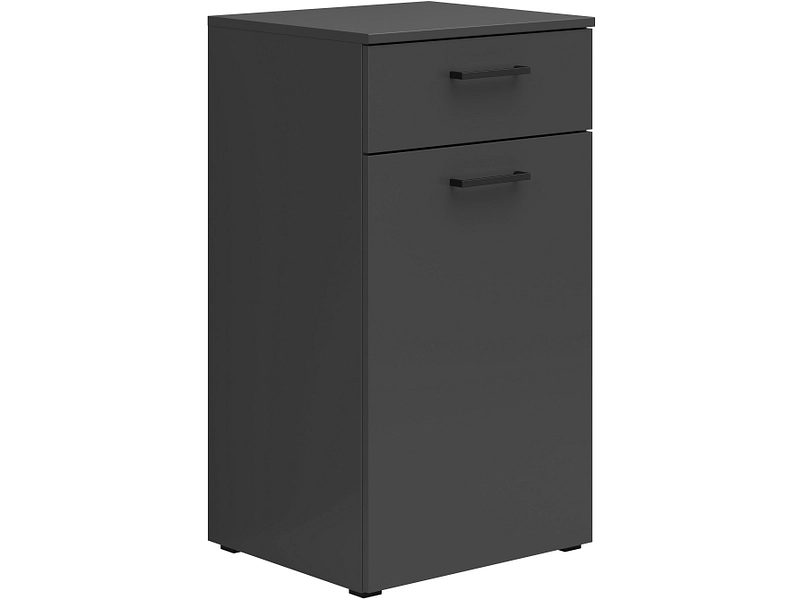 Kommode Multistauraum Graphitfarben , 45/83/40 cm , 1 Schublade(n) 