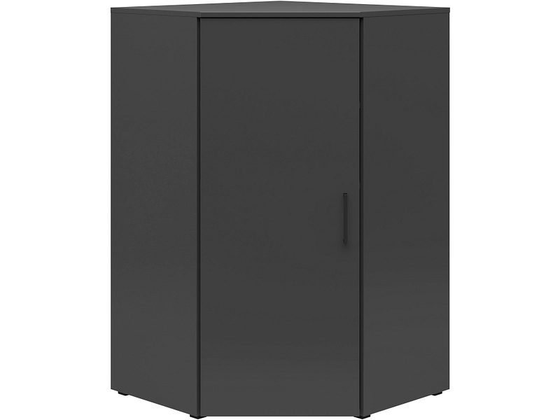 Eckkommode Multistauraum Graphitfarben , 71,5/115/71,5 cm , 