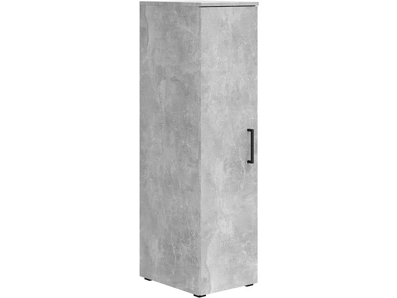 Schrank Multistauraum Betonoptik 30/115/40 cm Grau 