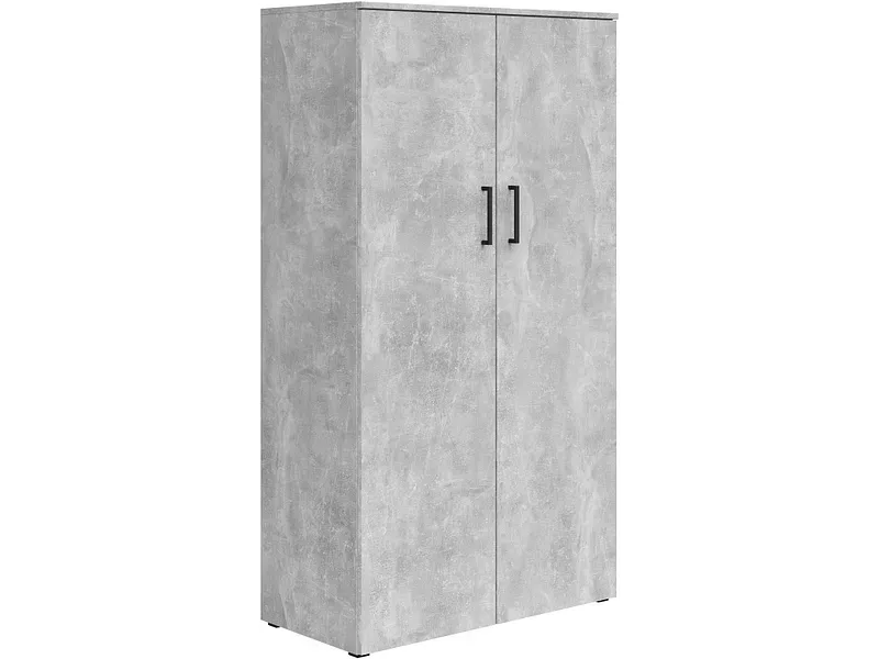 Schrank Multistauraum Betonoptik 80/146,7/40 cm Grau 