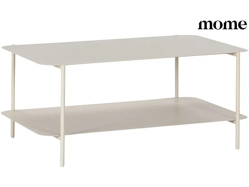 MOME Couchtish BEATRIX 58.4x90x40cm cremefarben