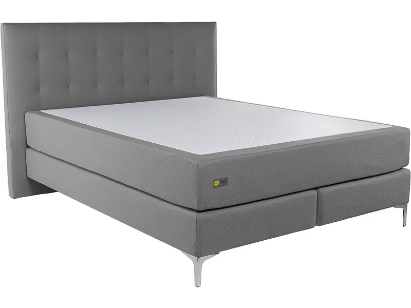 Boxspringbett RELAX BY BICO CHARLOTTE anthrazit 180x200cm fest