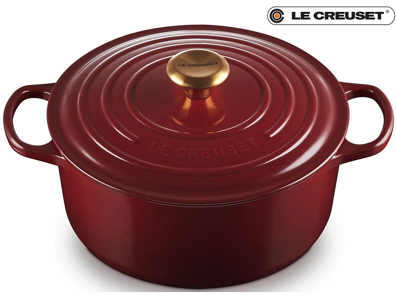 LE CREUSET Bräter SIGNATURE gusseisen bordeau
