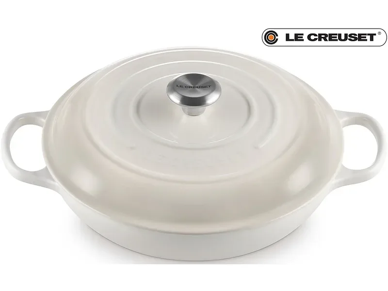 Le Creuset - Bräter tief, 30CM/3.5L, Elfenbein