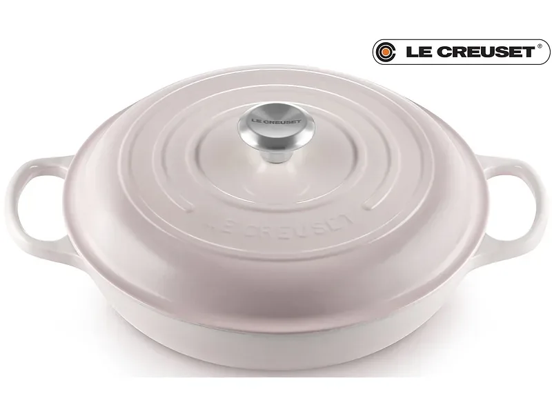 LE CREUSET Schmortopf SIGNATURE gusseisen hellrosa