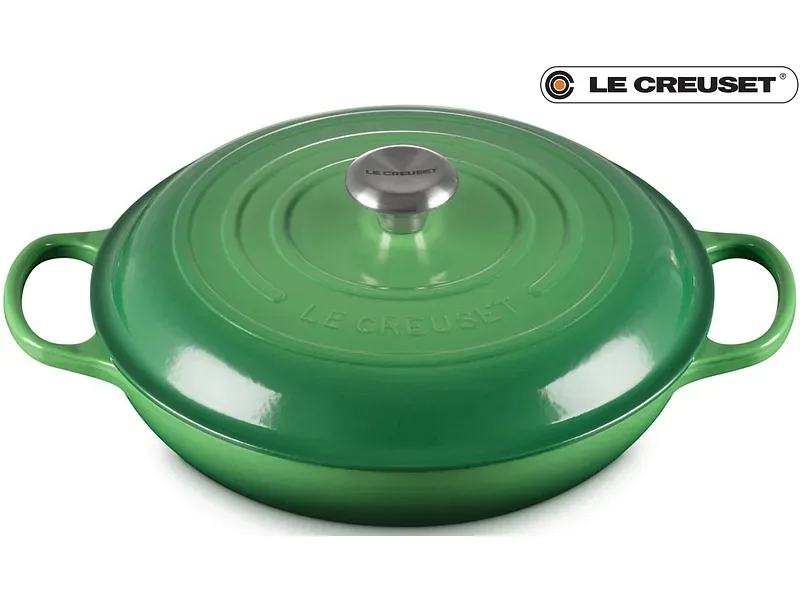 Le Creuset - Bräter tief, 30CM/3.5L, Dunkelgrün