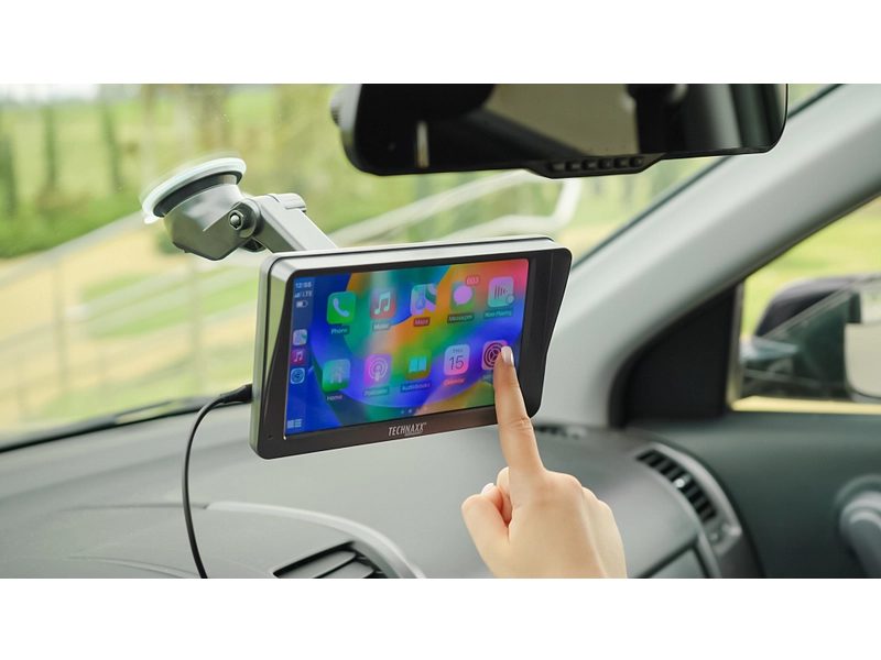 TECHNAXX Drahtloses CarPlay Display 7