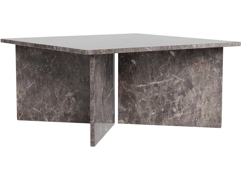 mutoni - Couchtisch Venus Marmor 90, One Size, Taubengrau