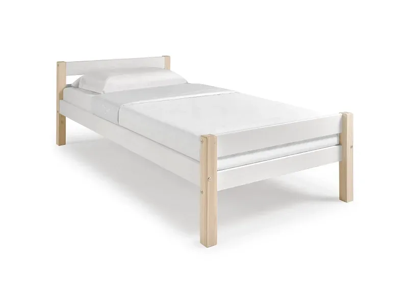 Bett NIVIO 90x200cm weiss
