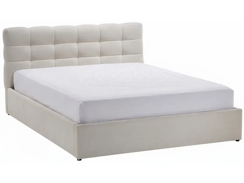 Kastenbett SAMBA 140x200cm stoff beige