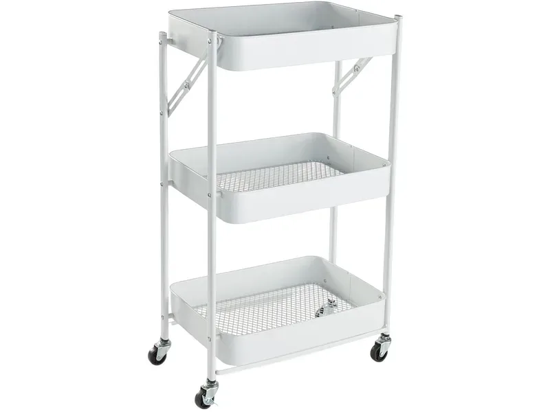 Servierwagen CANTOL weiss 35x50x90cm