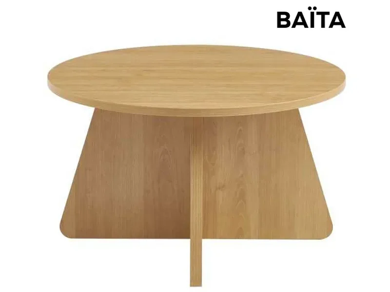 BAÏTA Couchtish RUBA 70x70x40.5cm eiche