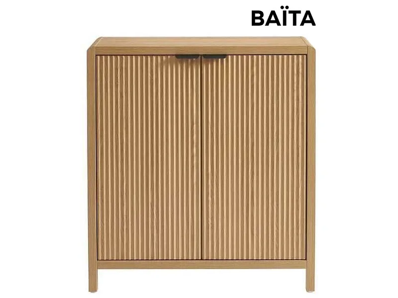 Kommode BAÏTA UTICA 2 Türen 30x75x82cm eiche dekor