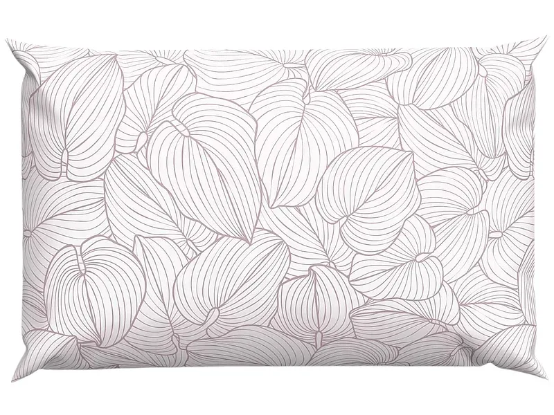 Lotus Bettwaren - Lotus Kopfkissenbezug Renforcé Funkia, Lotus Renforcé Funkia Kopfkissenbezug, 65 x 100 cm