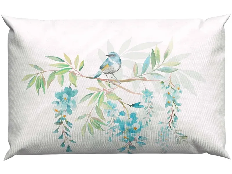 Lotus Bettwaren - Lotus Bettwäsche Jersey Hedda, Hedda Jersey Bettwäsche, 65 x 100 cm, Blau