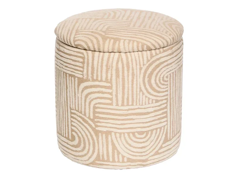 Hocker ATMOSPHERA RAFIA 31x31x34cm polyester beige