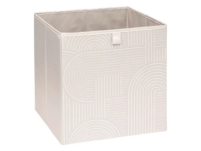 Aufbewahrungsbox MELLA beige 31x31x31cm