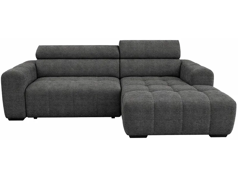 Ecksofa ZONDA Stoff anthrazit