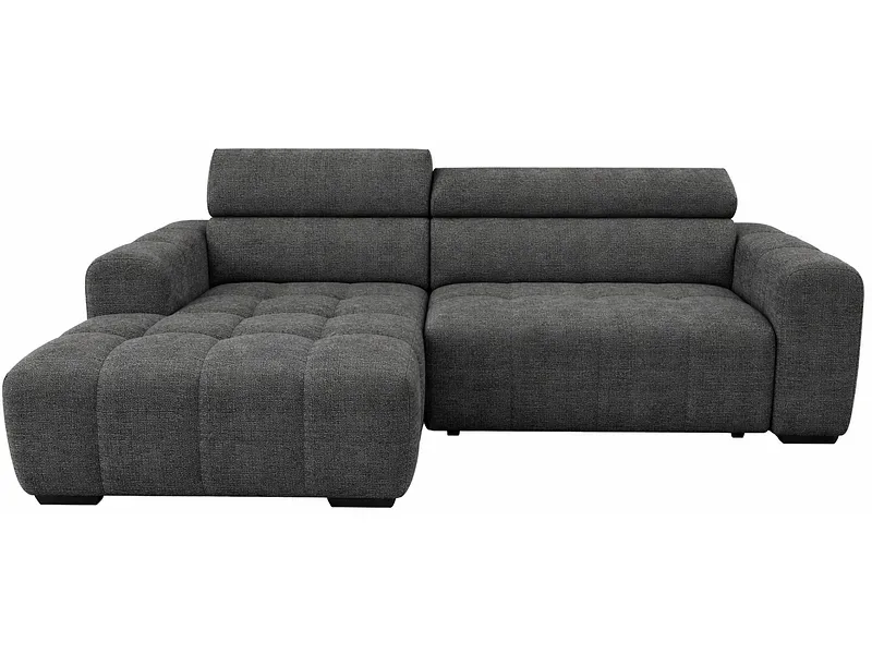 Ecksofa ZONDA Stoff anthrazit