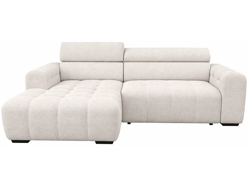 Ecksofa ZONDA Stoff perlfarben