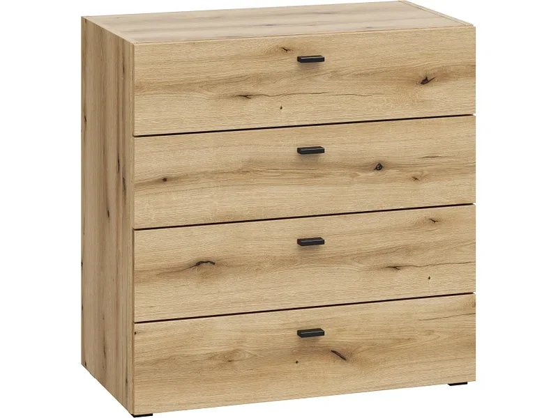 Kommode MODULINK 4 Schubladen 64x35x65cm eiche dekor