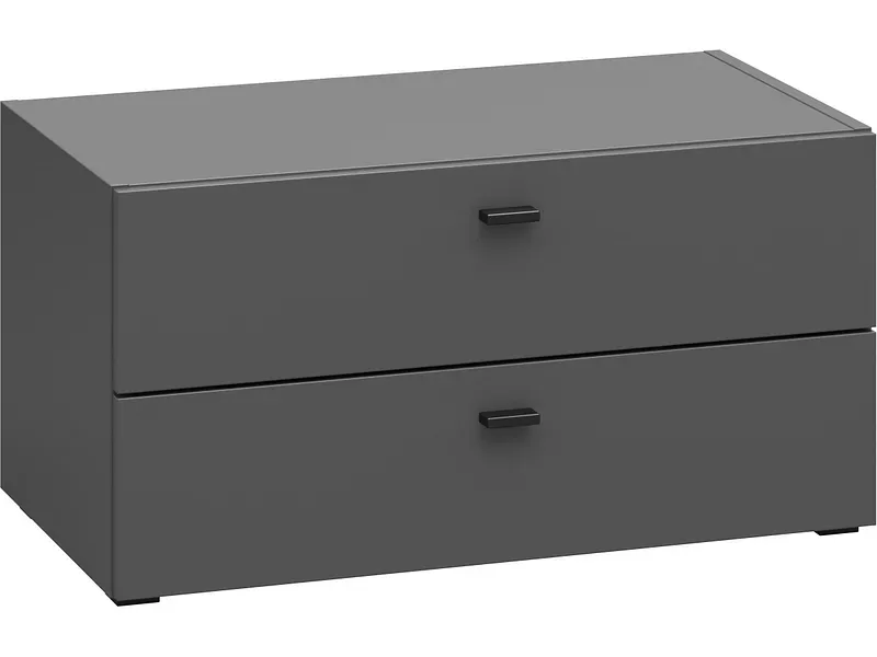 Kommode MODULINK 2 Schubladen 64x35x32cm grafit