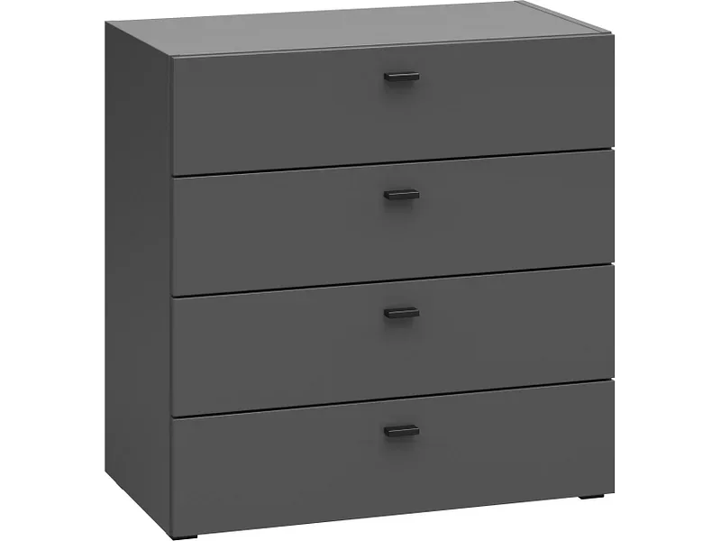 Kommode MODULINK 4 Schubladen 64x35x64cm grafit dekor