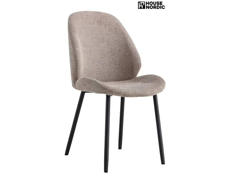 HOUSE NORDIC Stuhl MONTE CARLO Stoff grau
