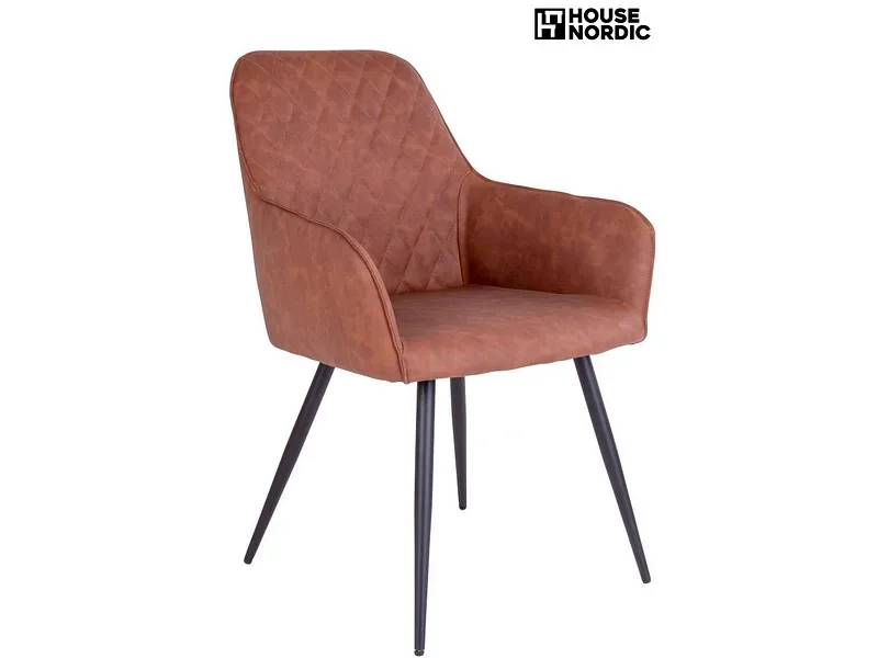 HOUSE NORDIC Stuhl HARBO Plastik rotbraun