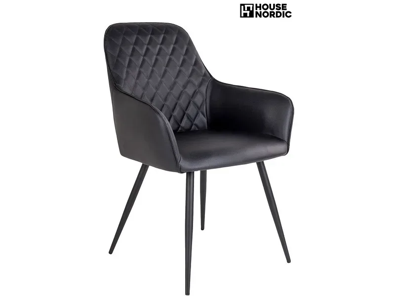 HOUSE NORDIC Stuhl HARBO Plastik schwarz