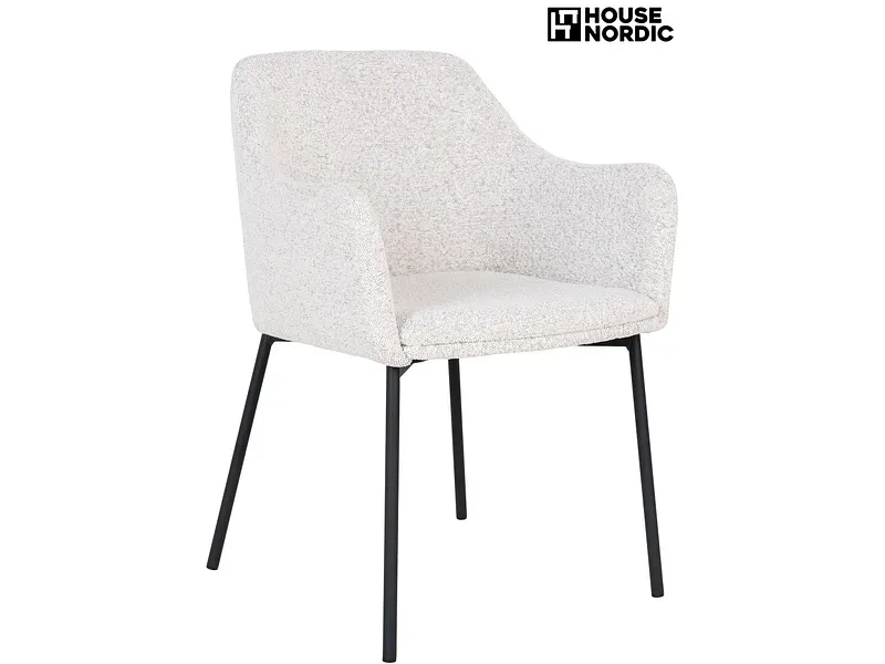 HOUSE NORDIC Stuhl MELILLA Polyester weiss