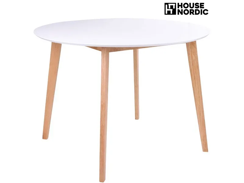 HOUSE NORDIC Tisch VOJENS 105x105x75cm weiss