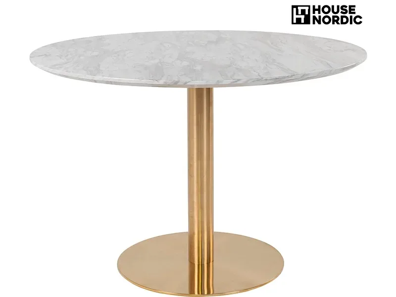 HOUSE NORDIC Tisch BOLZANO 110x110x75cm weiss