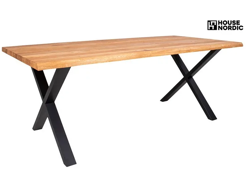 HOUSE NORDIC Tisch TOULON 200x95x75cm hellbraun