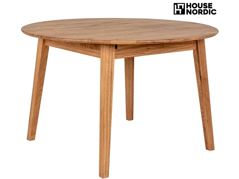 HOUSE NORDIC Tisch ausziehbar METZ 158-158x118x75.5cm hellbraun