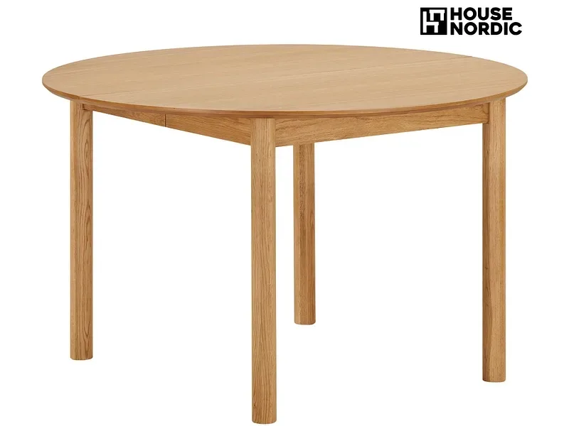 HOUSE NORDIC Tisch ausziehbar BUNDABERG 220-220x120x75cm hellbraun