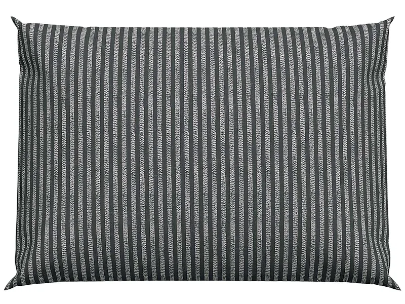 Lotus Bettwaren - Lotus Bettwäsche Bambus Linie anthrazit, Bambus Linie Anthrazit Bettwäsche, 50 x 70 cm
