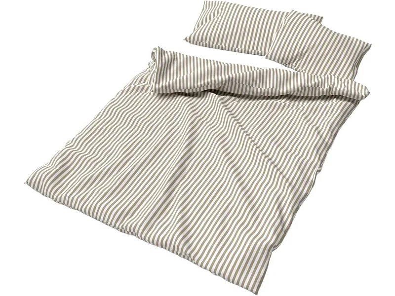 LOTUS Bettbezug STREIFEN 160x210cm bambusviskose