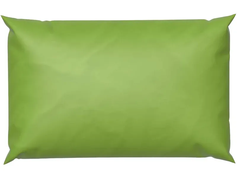 Lotus Bettwaren - Lotus Bettwäsche Bambus Uni, Bambus Uni Bettwäsche, 65 x 100 cm, Kiwi