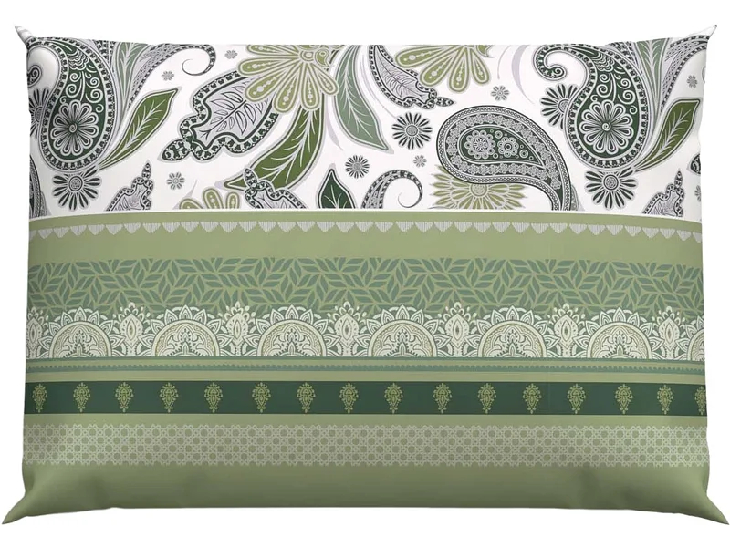 Lotus Bettwaren - Lotus Bettwäsche Bambus Viktor, Lotus Viktor Bambus Bettwäsche, 50 x 70 cm, Grün