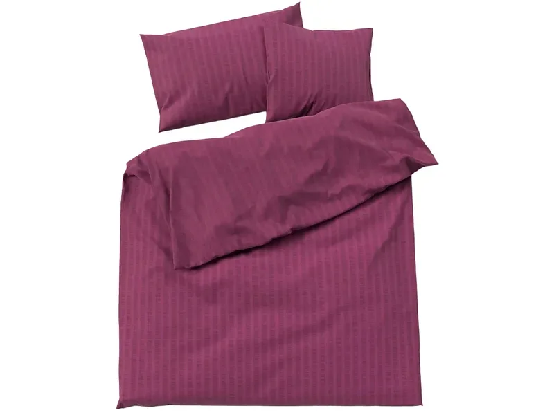 LOTUS Bettbezug SATIN SEERSUCKER 160x210cm baumwollsatin