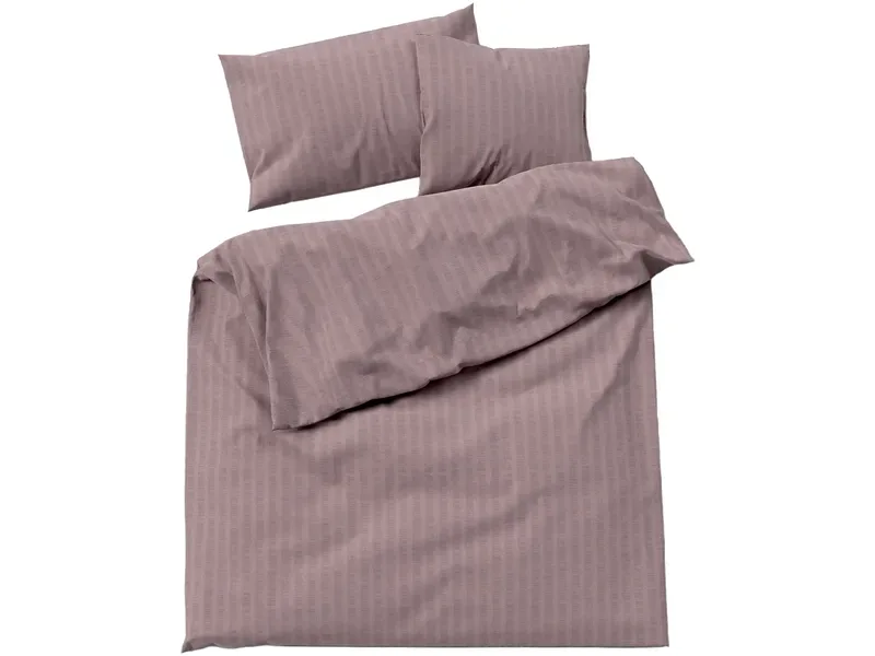 LOTUS Bettbezug SATIN SEERSUCKER 160x210cm baumwollsatin