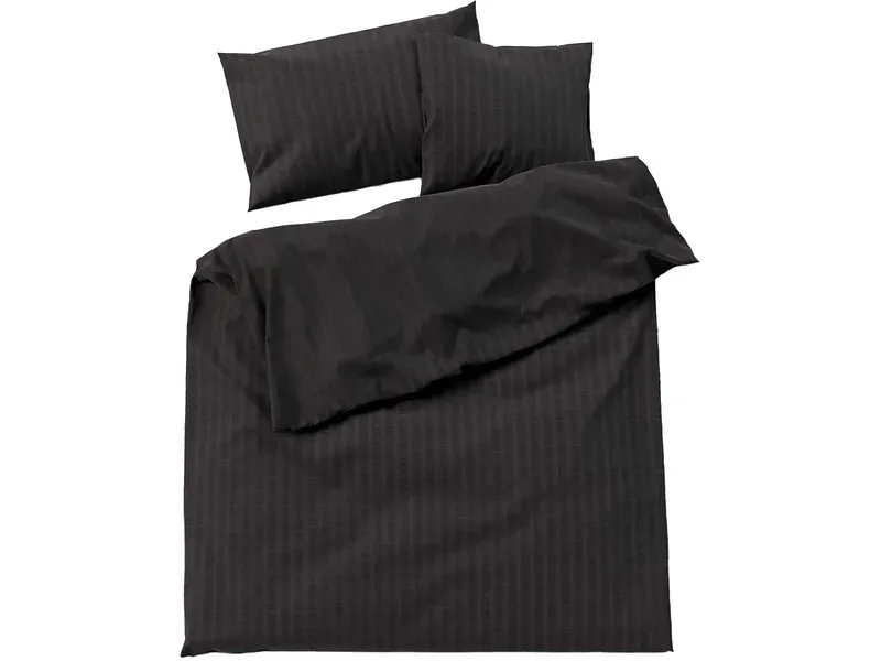 LOTUS Bettbezug SATIN SEERSUCKER 200x210cm baumwollsatin